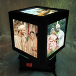 LED Rotating Cube with Photos