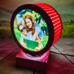 Revolving LED Photo Frame – Round