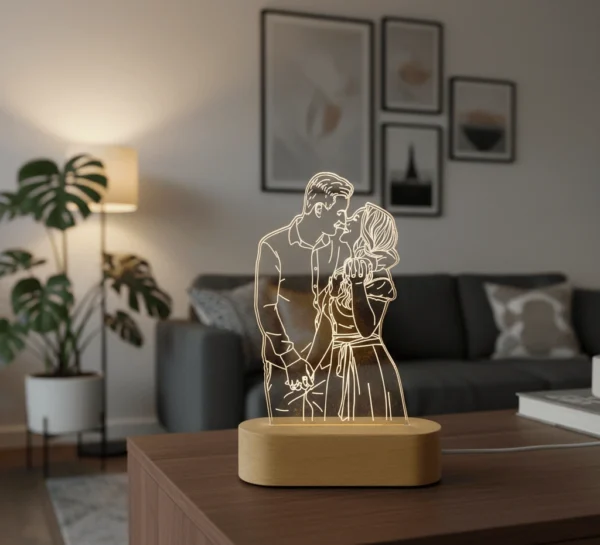 Personalized Led Hologram Lamp