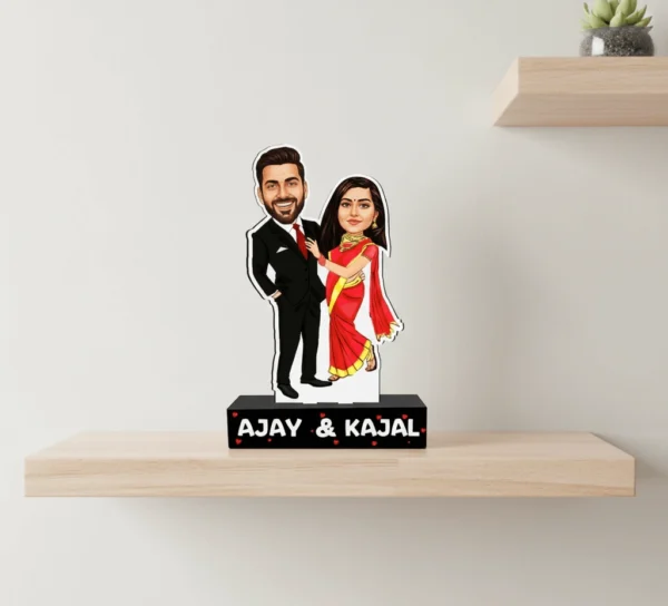 Personalized Love Story Caricature