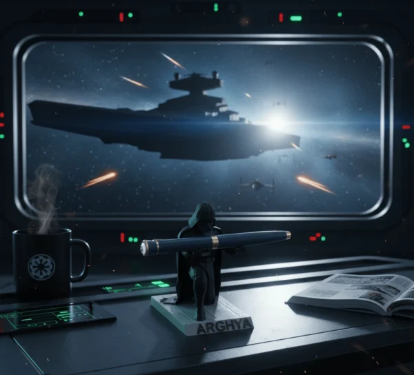 3D Darth Vader Personalized Pen Stand