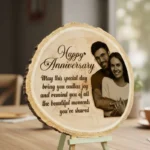 Magnificent Customized Wooden Slice Photo Frame
