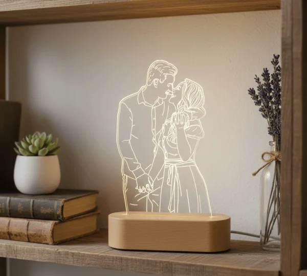 Personalized Led Hologram Lamp