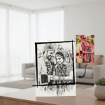 Customized Marriage Ceremony Pencil Art