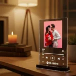 LED Acrylic Sportify Photo Frame With Light Stand