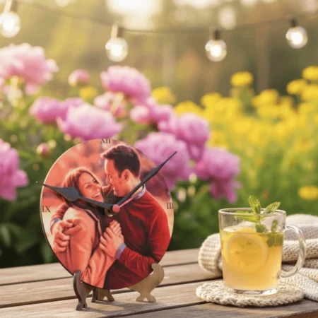 Round Shaped Sublimation Table Custom Clock