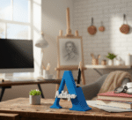 Personalized 3D Name Pen Stand - Blue