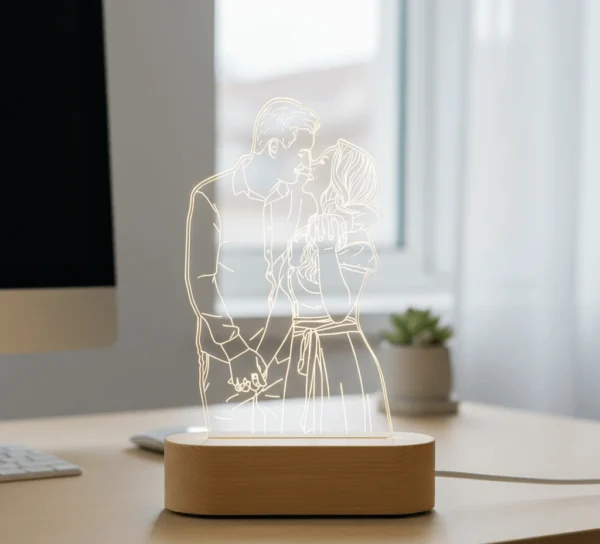 Personalized Led Hologram Lamp